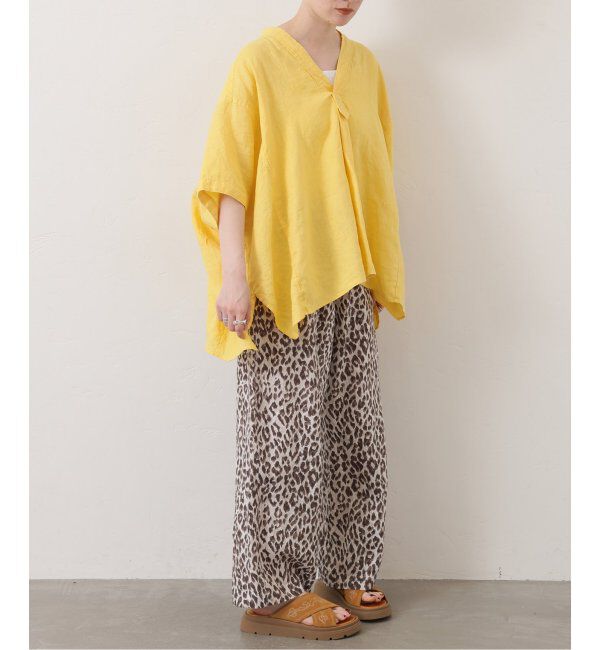 journal standard luxe「40リネンワッシャー Vスキッパーシャツ」|シャツ・ブラウス|