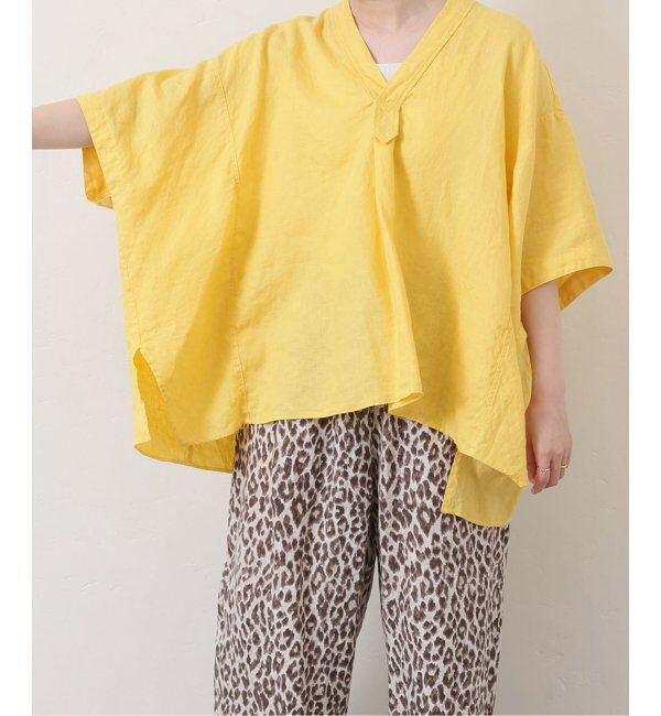 journal standard luxe「40リネンワッシャー Vスキッパーシャツ」|シャツ・ブラウス|