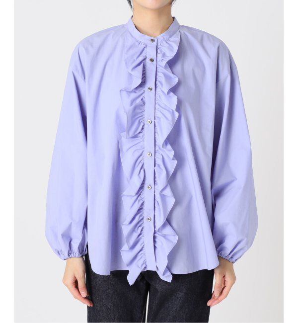 journal standard L'essage「《追加》スタンドカラーフリルシャツ」|シャツ・ブラウス|