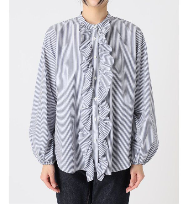 journal standard L'essage「《追加》スタンドカラーフリルシャツ」|シャツ・ブラウス|