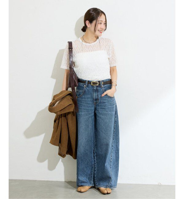 JOURNAL STANDARD「ストレッチレースTEE」|Tシャツ・カットソー|