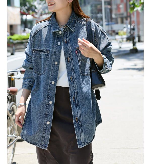 JOURNAL STANDARD「別注【LEVI&rsquo;S(R)/リーバイス(R)】for JS TWIST SHACKET SMU」|デニムジャケット|
