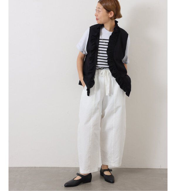 journal standard luxe「ブロードワッシャー フリルジレ」|ベスト・ジレ|