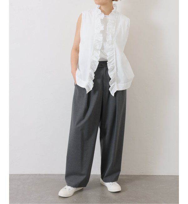 journal standard luxe「ブロードワッシャー フリルジレ」|ベスト・ジレ|