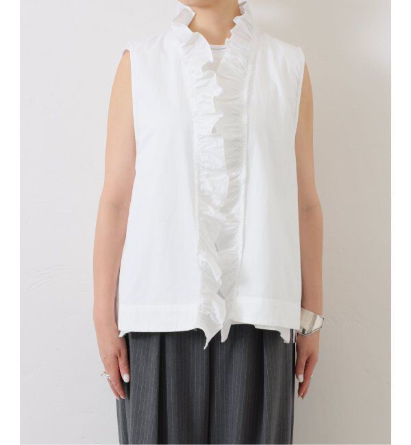 journal standard luxe「ブロードワッシャー フリルジレ」|ベスト・ジレ|