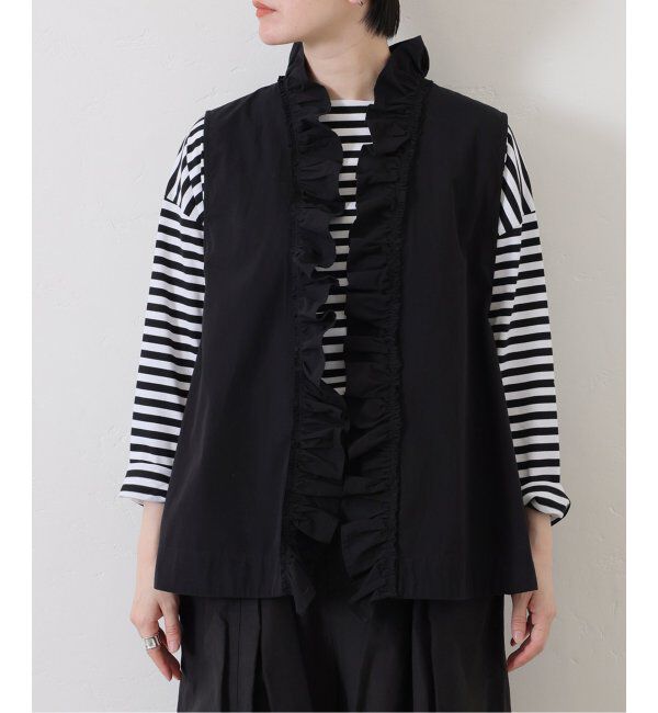 journal standard luxe「ブロードワッシャー フリルジレ」|ベスト・ジレ|