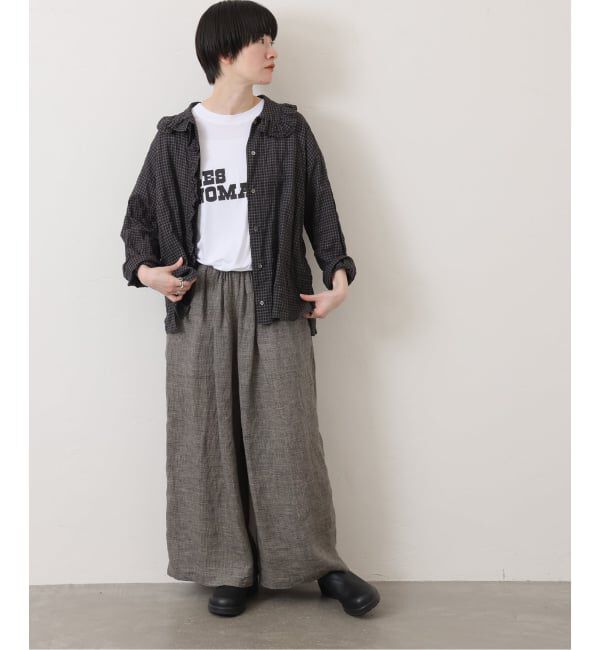 journal standard luxe「《追加》シャーリングローン フリルブラウス」|シャツ・ブラウス|