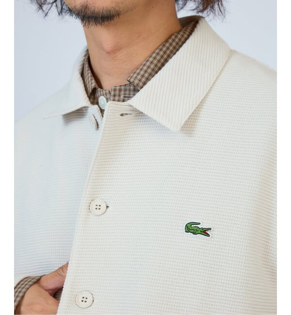 JOURNAL STANDARD relume「LACOSTE / ラコステ 別注 ヘビーピケ シャツ ジャケット」|カーディガン|