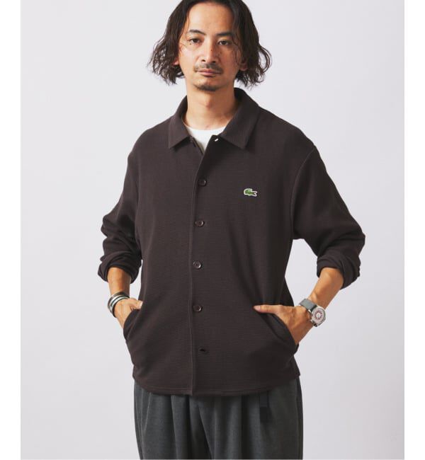 JOURNAL STANDARD relume「LACOSTE / ラコステ 別注 ヘビーピケ シャツ ジャケット」|カーディガン|