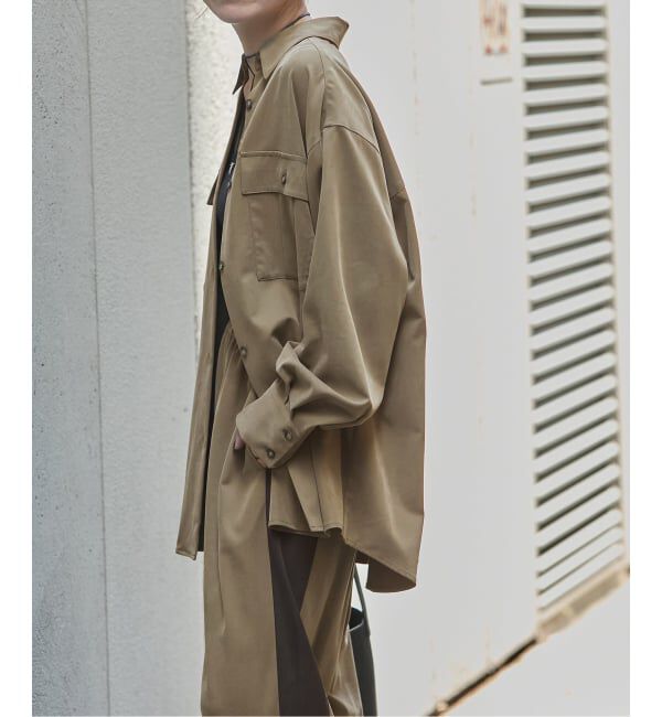 JOURNAL STANDARD「Vintage Twill BK Slit シャツ」|シャツ・ブラウス|