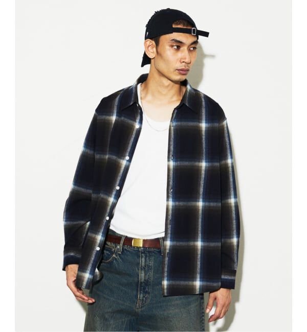 JOURNAL STANDARD「オンブレチェック フランネルシャツ」|シャツ・ブラウス|