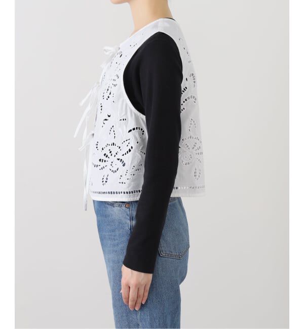 JOURNAL STANDARD「カットワークレースノースリーブブラウス」|シャツ・ブラウス|