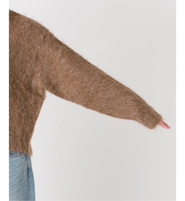 journal standard L'essage「アルパカMIXスパンコールカーディガン」|カーディガン|