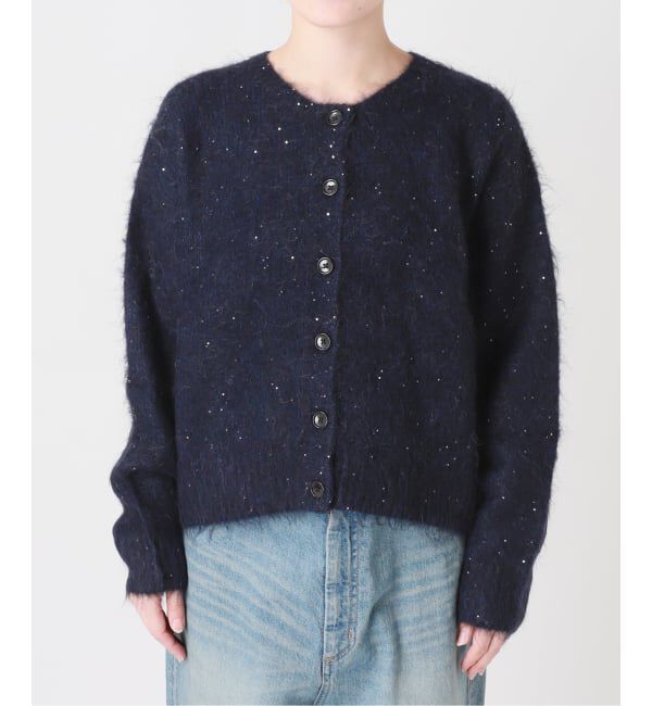 journal standard L'essage「アルパカMIXスパンコールカーディガン」|カーディガン|