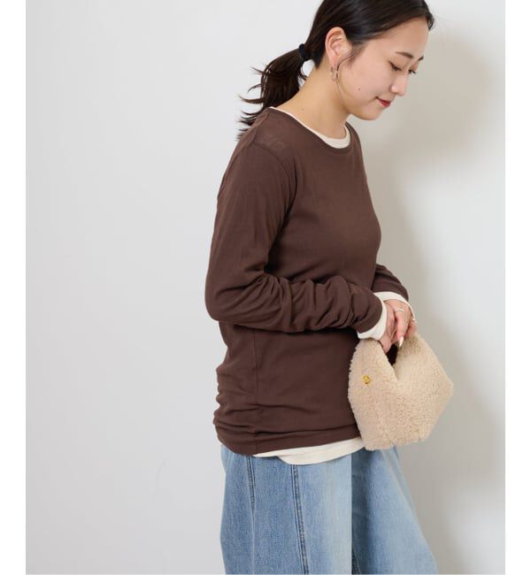 JOURNAL STANDARD relume「《追加》ツイストシアーテレコロングTEE」|Tシャツ・カットソー|