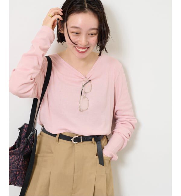 JOURNAL STANDARD relume「《追加》ツイストシアーテレコロングTEE」|Tシャツ・カットソー|