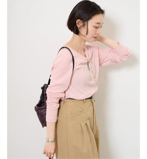 JOURNAL STANDARD relume「《追加》ツイストシアーテレコロングTEE」|Tシャツ・カットソー|