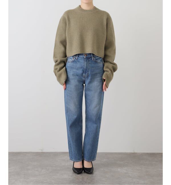 journal standard L'essage「【INSCRIRE /アンスクリア】Rib Short Length P/O：ニット」|ニット・セーター|