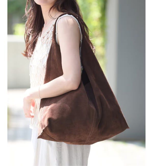 JOURNAL STANDARD relume「《追加2》別注【AULENTTI/オウレンティ】スウェードトートバッグ」|トートバッグ|