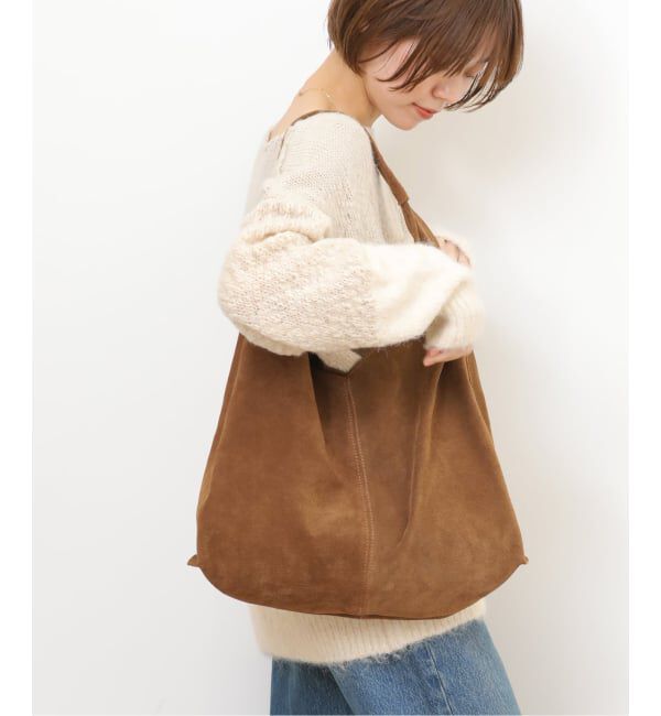 JOURNAL STANDARD relume「《追加2》別注【AULENTTI/オウレンティ】スウェードトートバッグ」|トートバッグ|キャメル