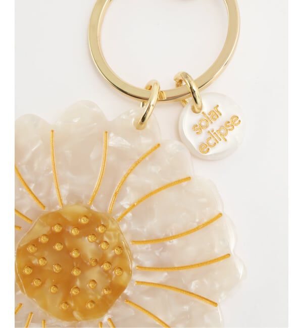 journal standard L'essage「《追加2》【Solar Eclipse】Daisy Bag Charm + Keychain：キーチャーム」|キーケース|