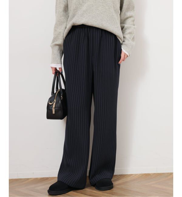 JOURNAL STANDARD relume「ウォッシャブルダブルクロスイージーパンツ」|その他|ネイビー