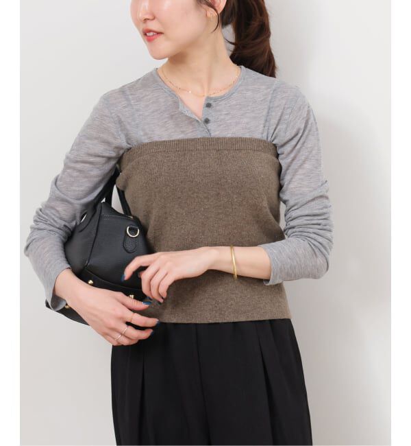 JOURNAL STANDARD relume「ウォッシャブルウール2WAYビスチェ」|ニット・セーター|ブラウン