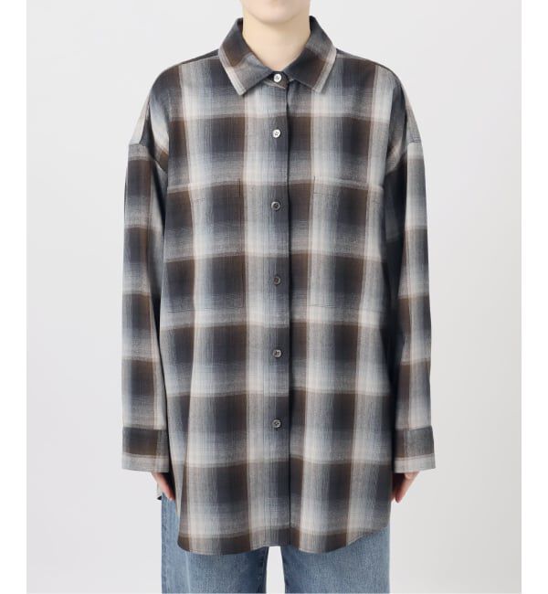 journal standard L'essage「DEVEAUX/レーヨン チェックシャツ」|シャツ・ブラウス|
