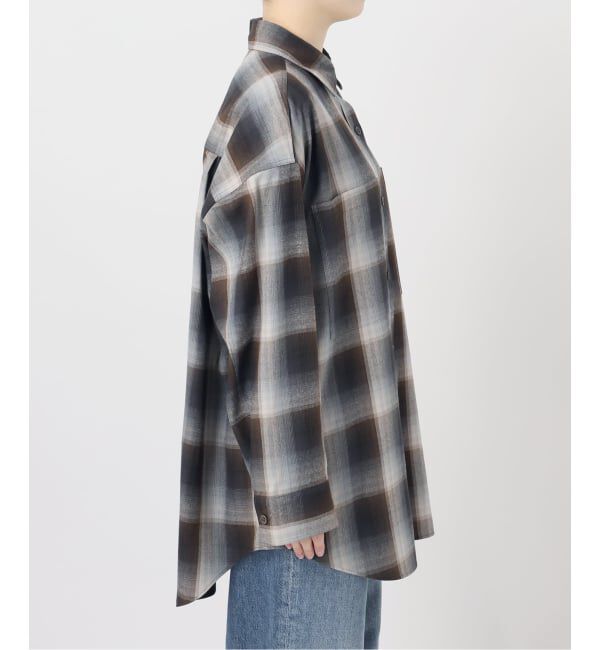 journal standard L'essage「DEVEAUX/レーヨン チェックシャツ」|シャツ・ブラウス|