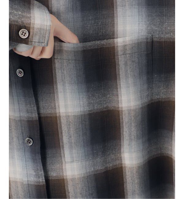 journal standard L'essage「DEVEAUX/レーヨン チェックシャツ」|シャツ・ブラウス|