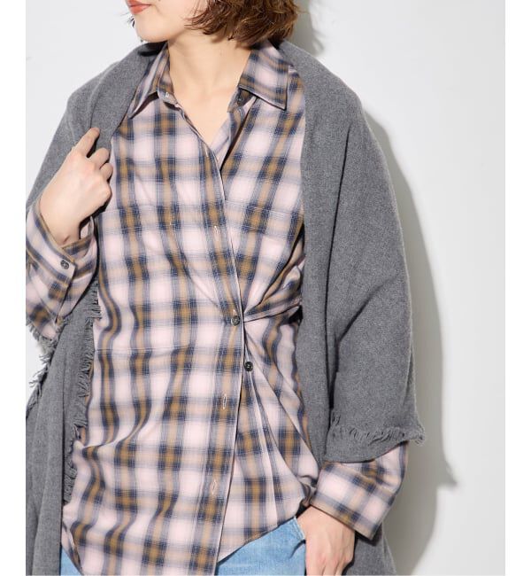 journal standard L'essage「DEVEAUX/レーヨン チェックシャツ」|シャツ・ブラウス|