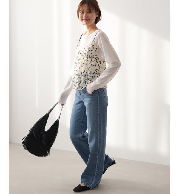 JOURNAL STANDARD relume「《予約》［26SS新作］【PROVOKE/プロヴォーク】プリントレースキャミソール」|シャツ・ブラウス|