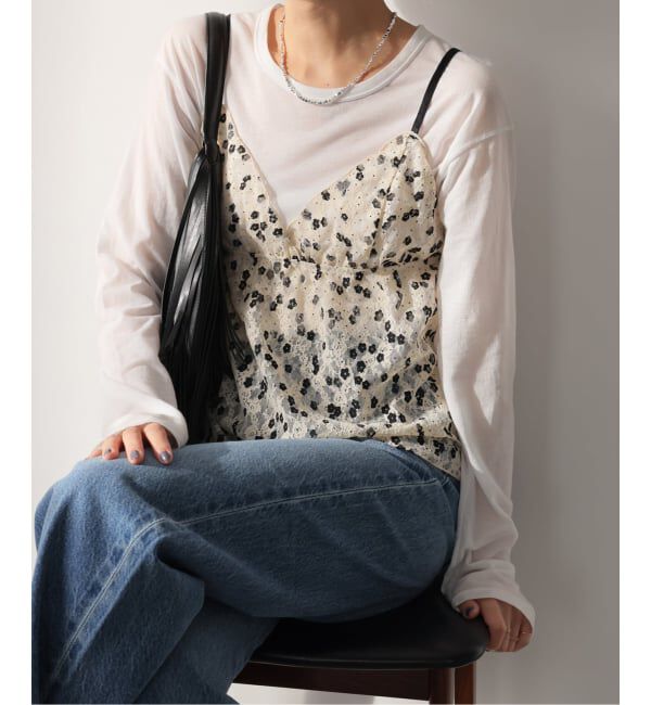 JOURNAL STANDARD relume「《予約》［26SS新作］【PROVOKE/プロヴォーク】プリントレースキャミソール」|シャツ・ブラウス|