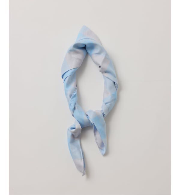 JOURNAL STANDARD「《予約》【FOLL / フォル】brushed rayon wardrobe scarf」|バンダナ・スカーフ|ブルー