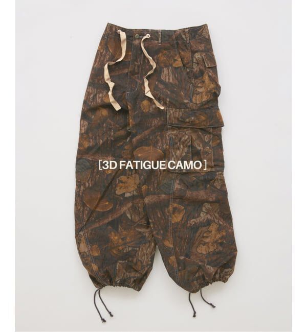 JOURNAL STANDARD「《予約》3D ミリタリー ジャングル ファティーグ 6ポケット カモ柄 パンツ」|カーゴ|グレーB