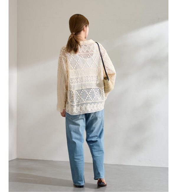 FRAMeWORK「≪追加≫アンティークレースオープンカラーシャツ」|シャツ・ブラウス|