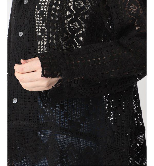 FRAMeWORK「≪追加≫アンティークレースオープンカラーシャツ」|シャツ・ブラウス|