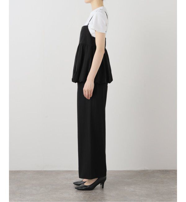 Spick and Span「ギャザーキャミソールセットパンツ」|スラックス|