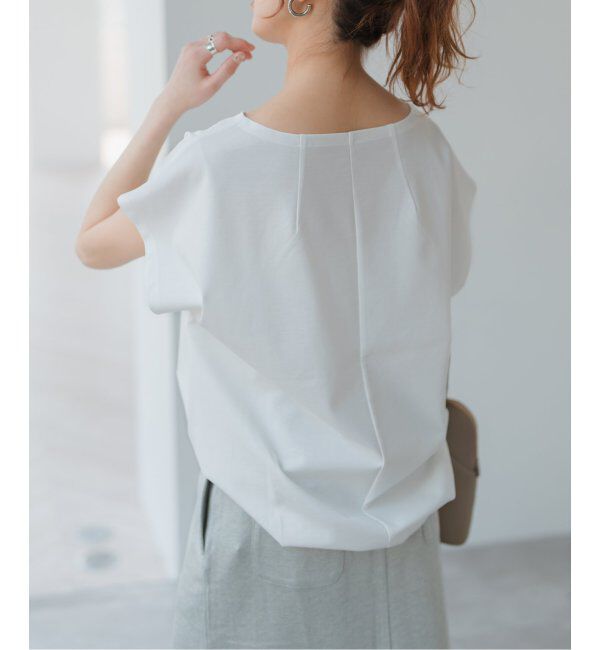 Spick and Span「《WEB限定 / 追加》ポンチフレンチスリーブプルオーバー」|Tシャツ・カットソー|