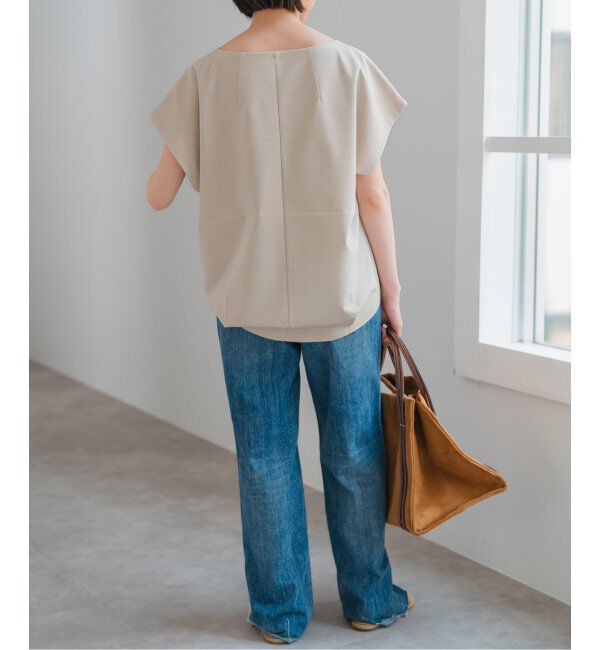 Spick and Span「《WEB限定 / 追加》ポンチフレンチスリーブプルオーバー」|Tシャツ・カットソー|