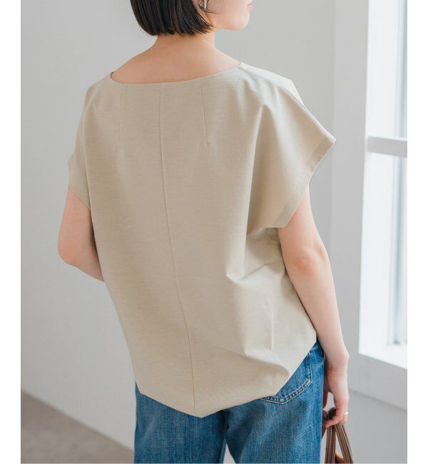 Spick and Span「《WEB限定 / 追加》ポンチフレンチスリーブプルオーバー」|Tシャツ・カットソー|ベージュ