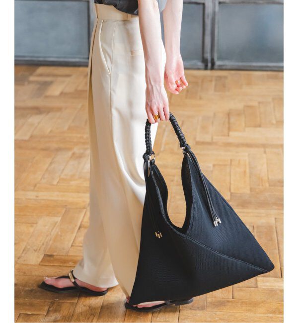 NOBLE「《WEB限定追加3》LE VERNIS/ルベルニ パラコードハンドルメッシュバック」|ハンドバッグ|