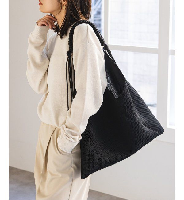 NOBLE「《WEB限定追加3》LE VERNIS/ルベルニ パラコードハンドルメッシュバック」|ハンドバッグ|