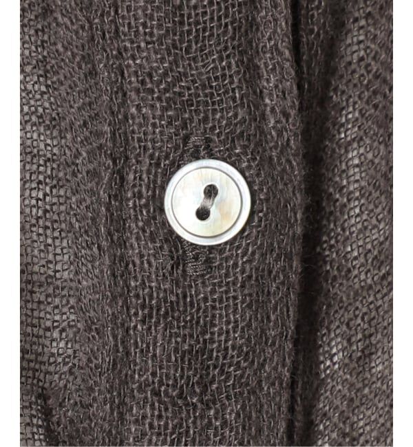 FRAMeWORK「≪追加≫LINENクレープヘンリーネックブラウス 2」|シャツ・ブラウス|