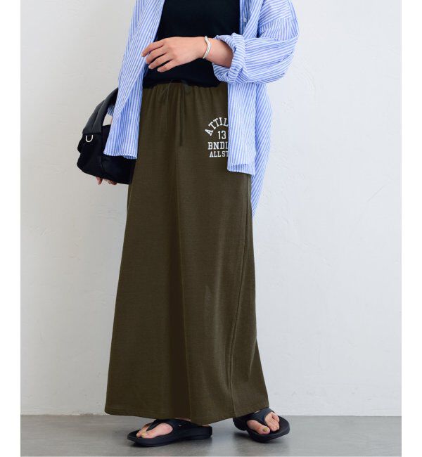 FRAMeWORK「athletic wear MASON 別注 ロゴスカート」|スカート|