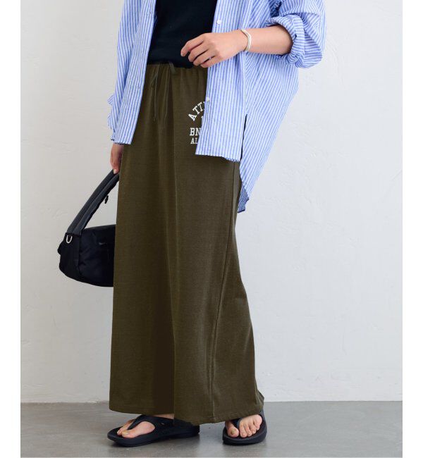 FRAMeWORK「athletic wear MASON 別注 ロゴスカート」|スカート|