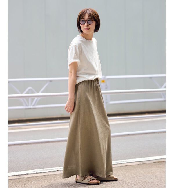 FRAMeWORK「athletic wear MASON 別注 ロゴスカート」|スカート|