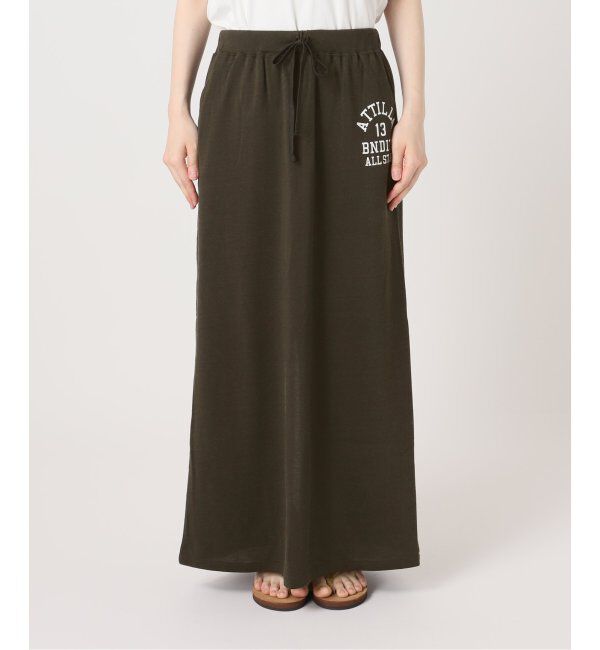 FRAMeWORK「athletic wear MASON 別注 ロゴスカート」|スカート|