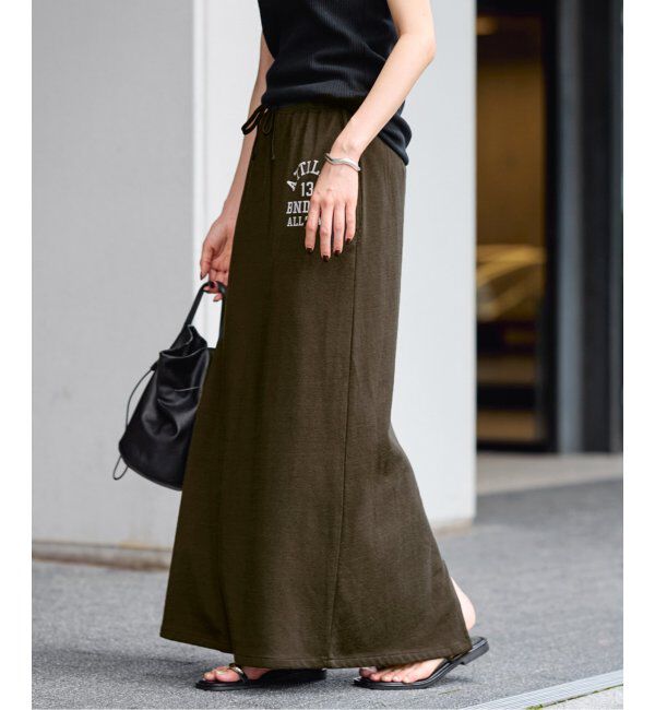 FRAMeWORK「athletic wear MASON 別注 ロゴスカート」|スカート|