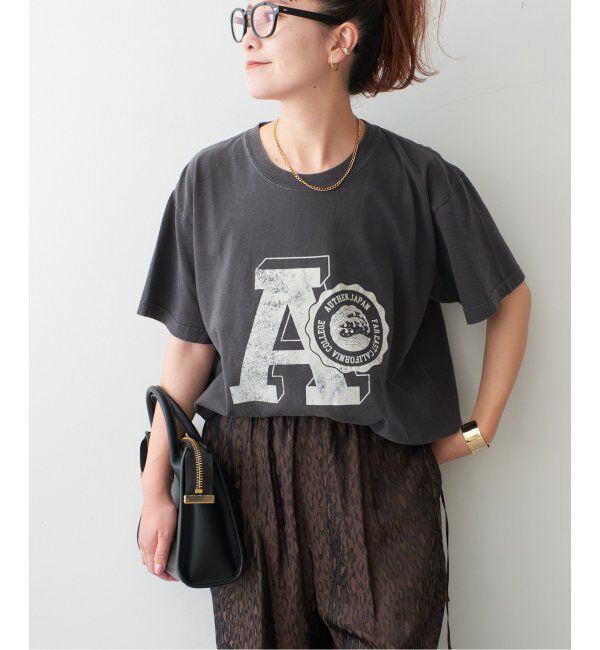 Spick and Span「AUTHEN / オーセン SS FEC FLOCKY PRINT T-SHIRT」|Tシャツ・カットソー|